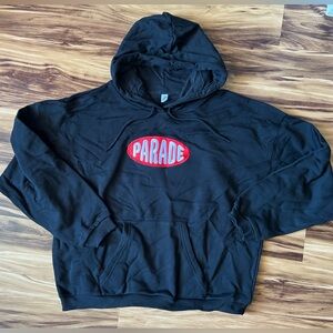 PARADE Embroidered Hoodie Black Size L